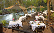 Creekside Dining at L'Auberge Restaurant in Sedona, Arizona