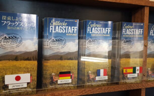 Flagstaff Visitors Center Multilingual brochures