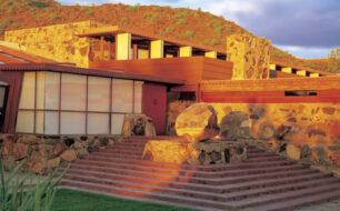 Taliesin West home of Frank Lloyd Wright in Scottsdale Arizona