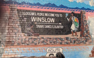 Welcome to Winslow sign in Winslow Arizona