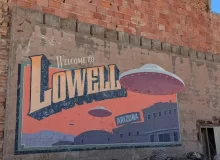 Lowell in Bisbee Welcome to Lowell sign